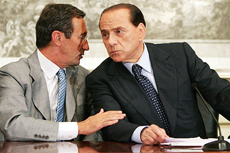Fini e Berlusconi