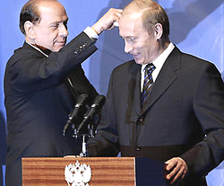 berlusconi e putin