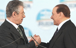 Bossi e Berlusconi