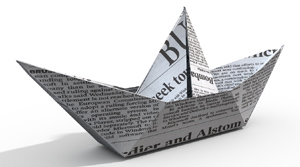 newspaper boat