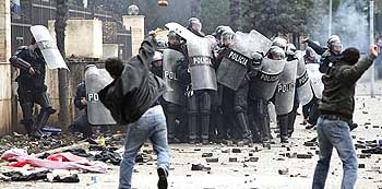 ALBANIA CLASHES