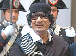 Gheddafi visita a Roma