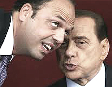 Berlusconi e Alfano