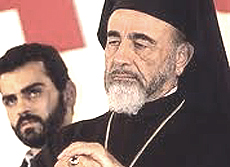 monsignor Hilarion Capucci, vescovo di Gerusalemme