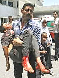 Gaza vittime