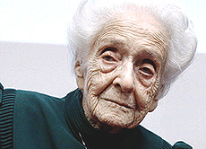 Rita Levi Montalcini, premio Nobel per la Medicina grazie a 30 anni di ricerca negli Usa