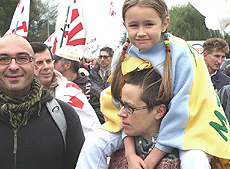 manifestanti No Tav