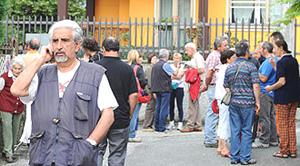 Alberto Perino dopo la perquisizione subita