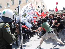 I recenti scontri ad Atene