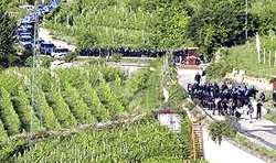 Chiomonte: checkpoint tra i vigneti