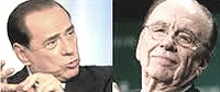 Berlusconi e Murdoch