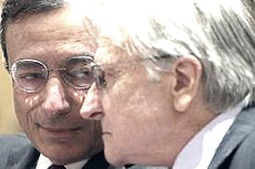 Draghi e Trichet