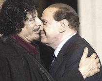 Gheddafi e Berlusconi