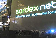 Una conferenza di presentazione del Sardex 