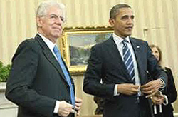 Monti e Obama