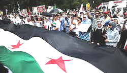 Manifestazione in Siria