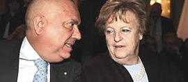 Antonio Manganelli col ministro Anna Maria Cancellieri