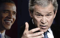 Obama e Bush