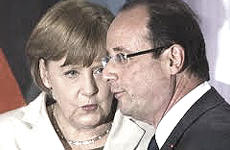 Merkel e Hollande