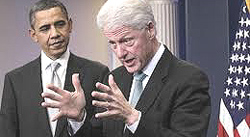 Obama e Bill Clinton