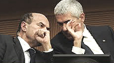 Bersani e Casini