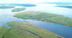 Il fiume Lena, in Siberia