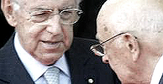 Monti e Napolitano