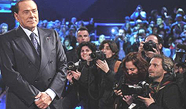 Berlusconi da Santoro il 10 gennaio 2013