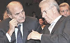 Bersani e Monti