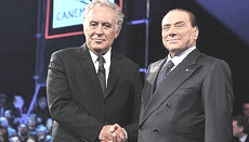 Santoro e Berlusconi