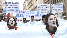 acqua pubblica manifestazione