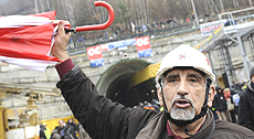 No Tav: Alberto Perino al cantiere di Chiomonte