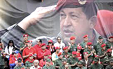Caracas, i funerali di Chávez