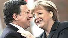 Barroso e Merkel