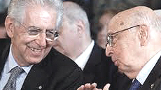 Monti e Napolitano