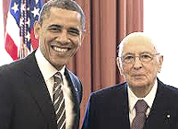 Obama e Napolitano