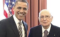 Obama e Napolitano