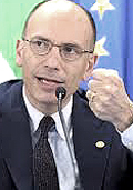 Il premier Enrico Letta