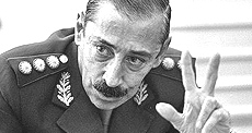 Videla all'epoca della dittatura