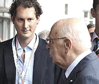 John Elkann e Napolitano