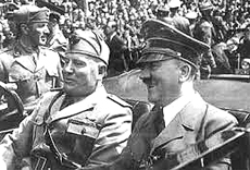 Mussolini e Hitler