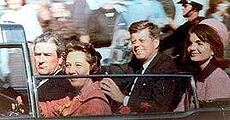 Jfk sull'auto presidenziale