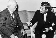 Kennedy con Khruscev