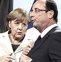 Merkel e Hollande