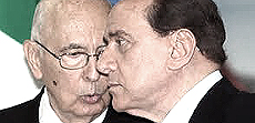 Napolitano e Berlusconi