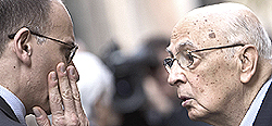 Letta e Napolitano