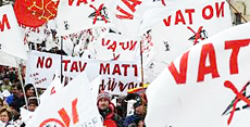 No Tav, manifestazione