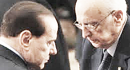 Berlusconi e Napolitano