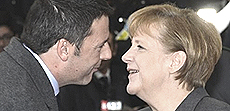 Renzi e Merkel