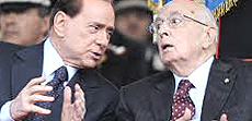 Berlusconi e Napolitano